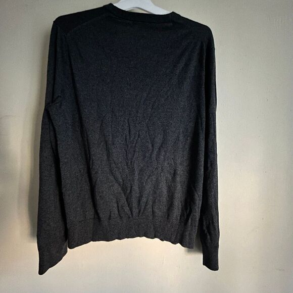 Banana Republic Mens V-Neck Pullover knit Sweater Silk Cashmere Luxury - Picture 2 of 6